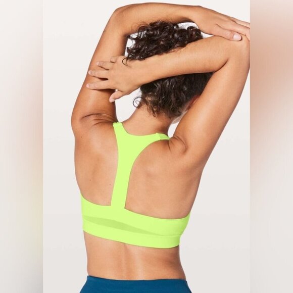 Lululemon Break Free Bra Clear Mint racerback yoga athletic lightweight top 8 - Picture 1 of 3